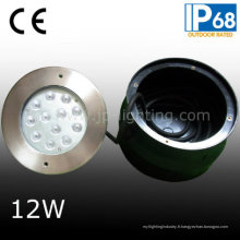 Lumière de piscine sous-marine IP68 en acier inoxydable (JP948121)
